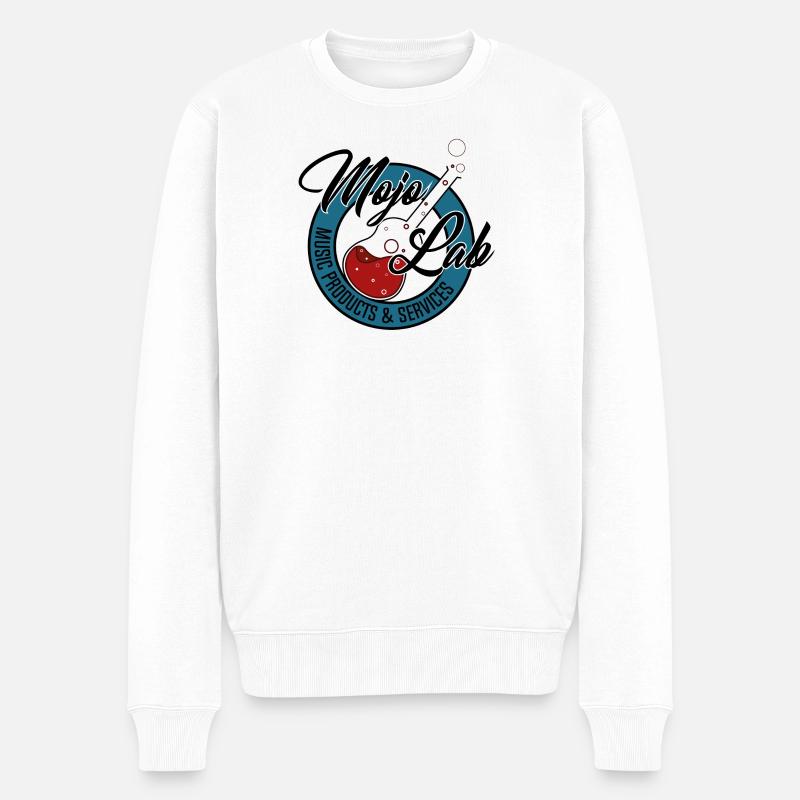 mojolab guitar - Pull Premium bio Homme - blanc