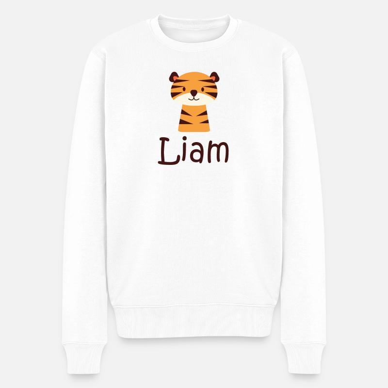 Liam - Pull Premium bio Homme - blanc