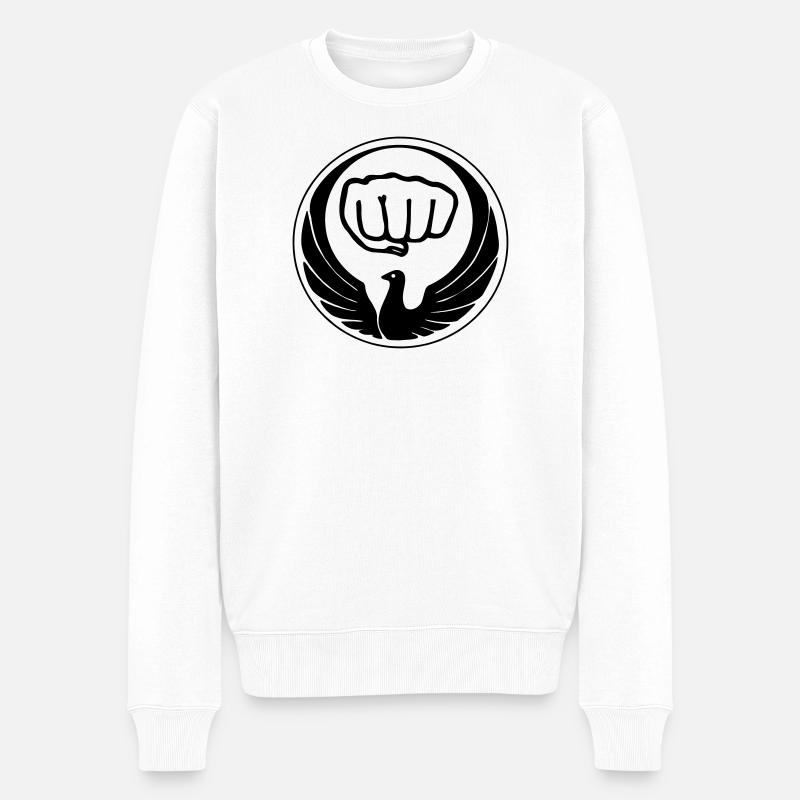 Pigeon Wado - Pull Premium bio Homme - blanc