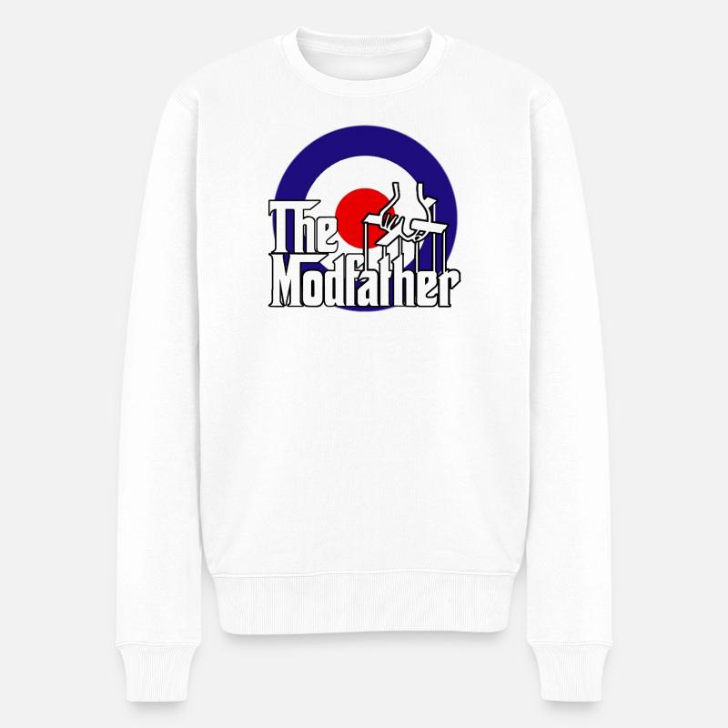 le modfather - Pull Premium bio Homme - blanc