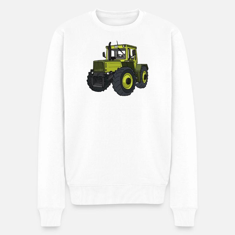 Trac 1600 - Pull Premium bio Homme - blanc