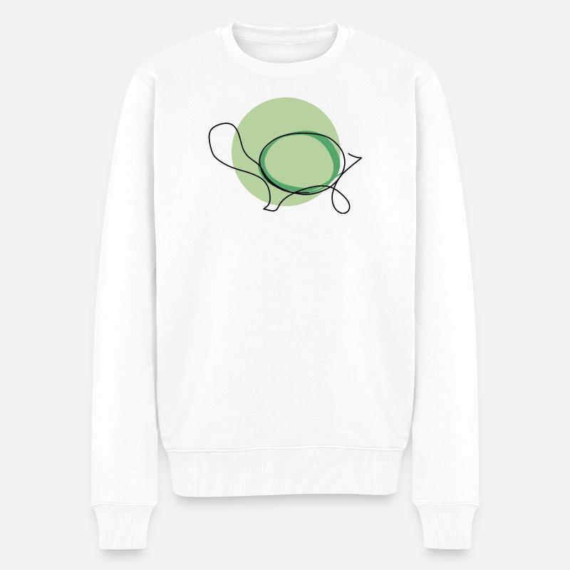 Tortue - Pull Premium bio Homme - blanc
