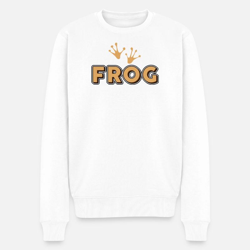 Frosch - Pull Premium bio Homme - blanc