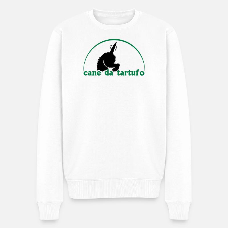 Trüffel6 2 - Männer Premium Bio Pullover - Weiß
