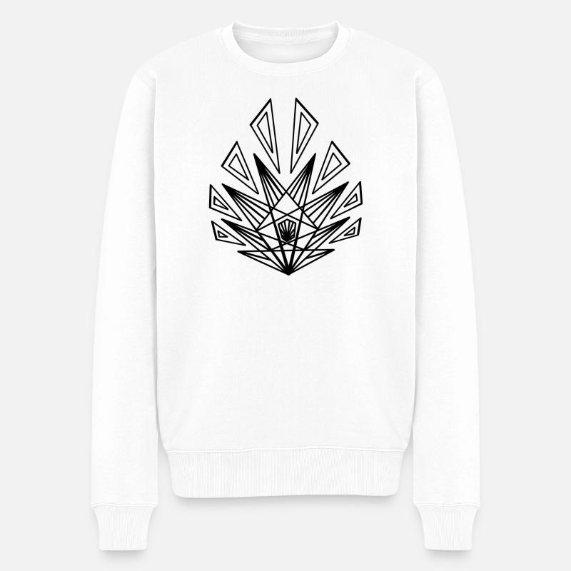 Feuille - Pull Premium bio Homme - blanc