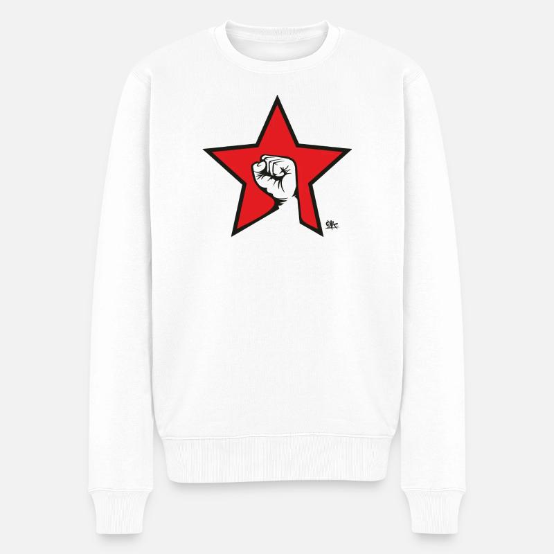 Against - Pull Premium bio Homme - blanc