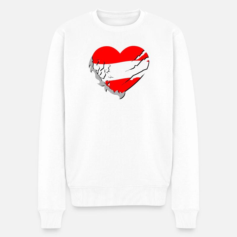 Autriche - Autriche - Pull Premium bio Homme - blanc