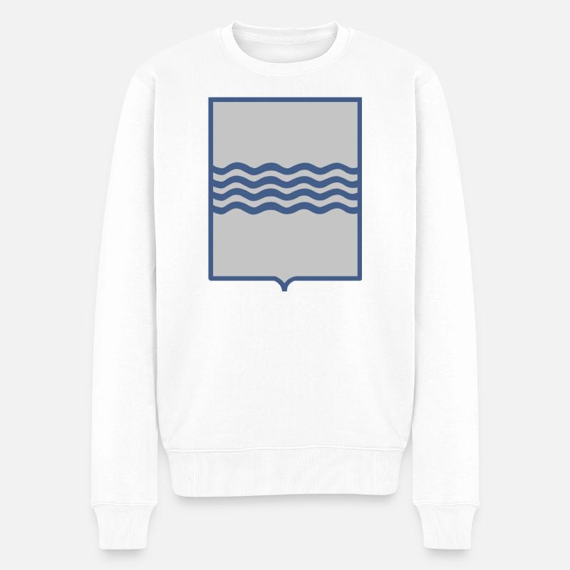 Basilikata Italien - Männer Premium Bio Pullover - Weiß