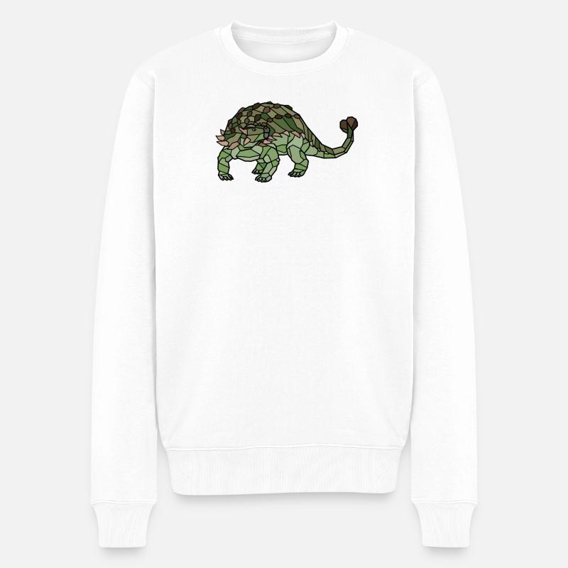 Ankylosaurus - Pull Premium bio Homme - blanc