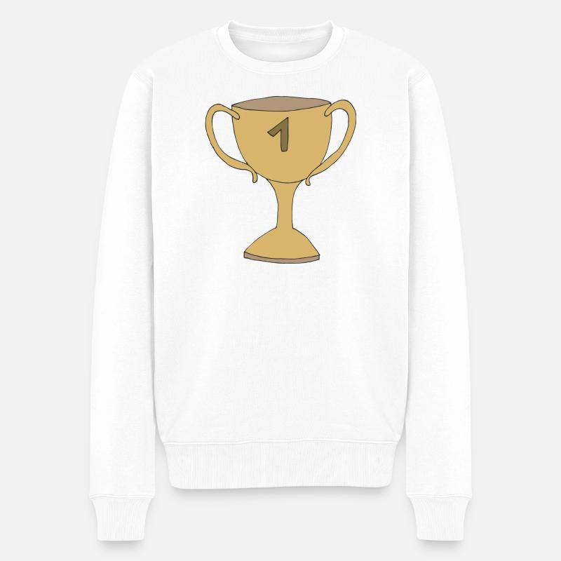 coupe d’or - Pull Premium bio Homme - blanc