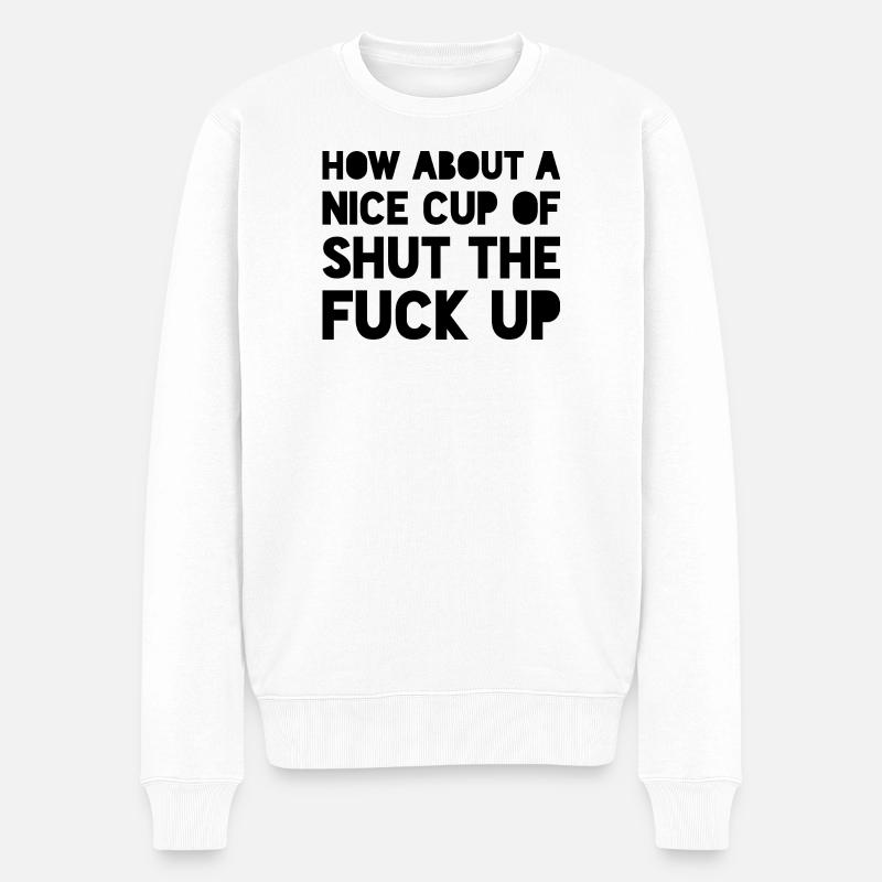 Déclaration sarcastique drôle - Pull Premium bio Homme - blanc