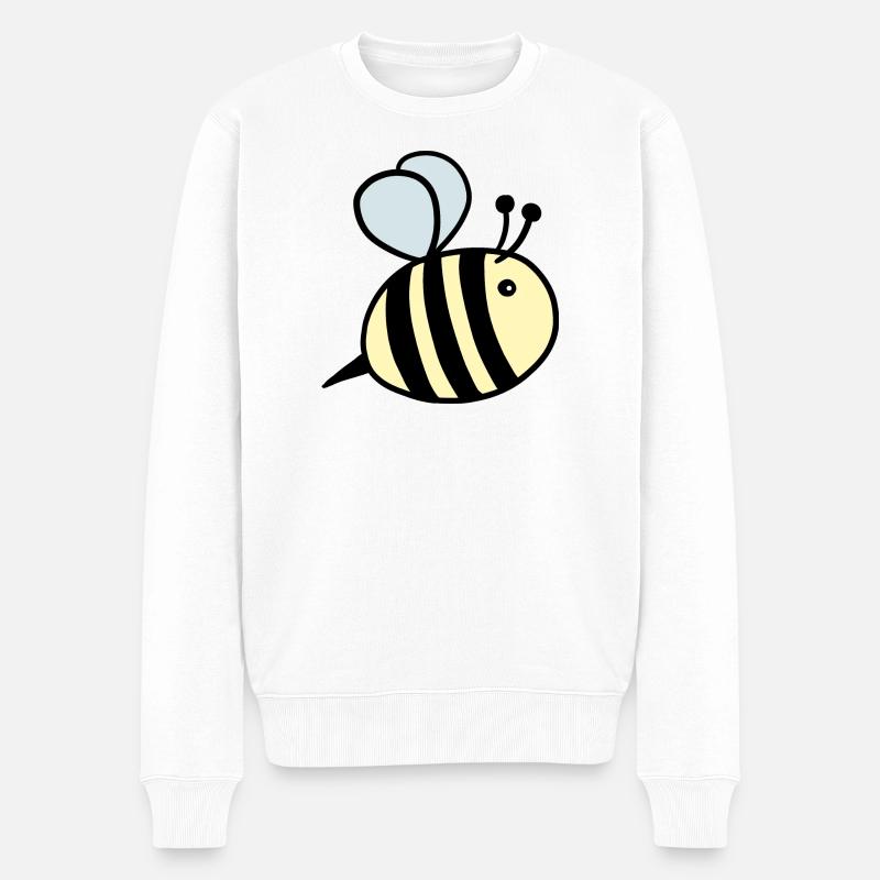 Hummel pastell - Männer Premium Bio Pullover - Weiß