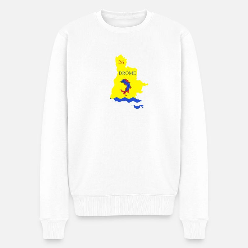 Drôme - Pull Premium bio Homme - blanc