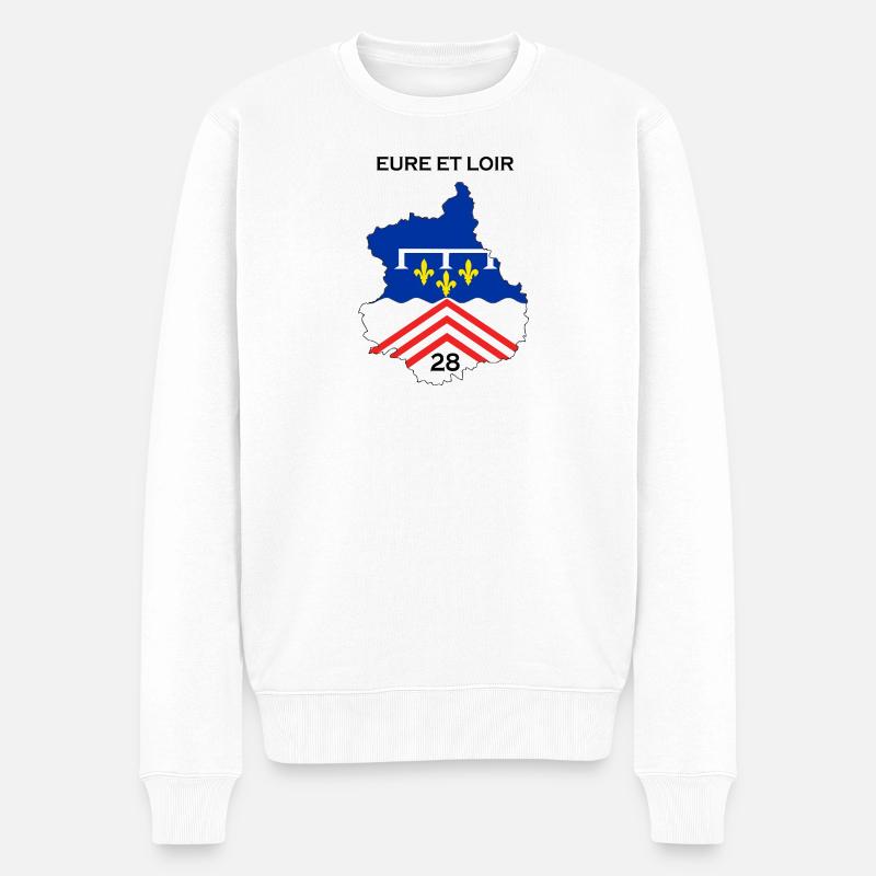 Eure und Lorbeeren - Männer Premium Bio Pullover - Weiß