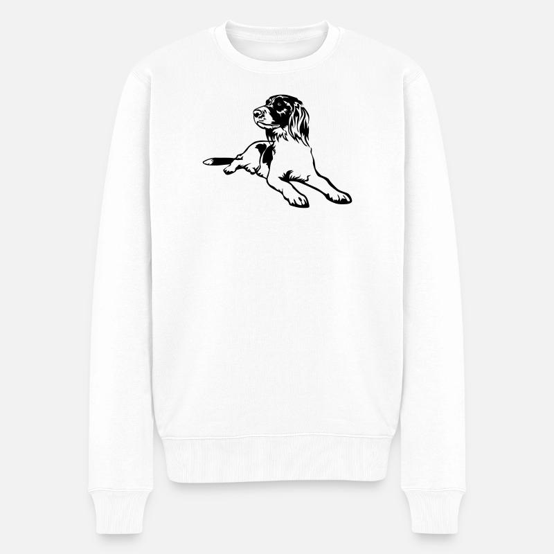 Münsterländer - Pull Premium bio Homme - blanc