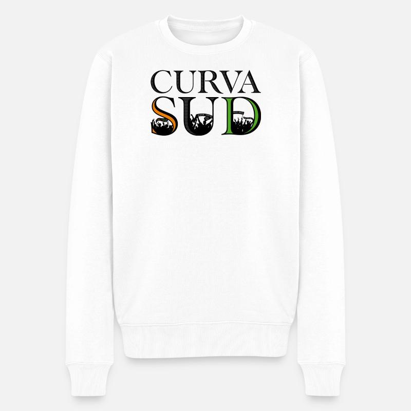 Curva Sud - Pull Premium bio Homme - blanc