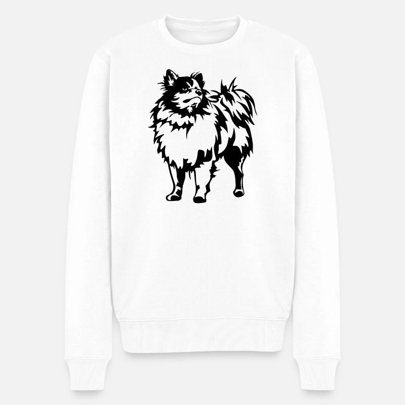 Tranchant - Pull Premium bio Homme - blanc