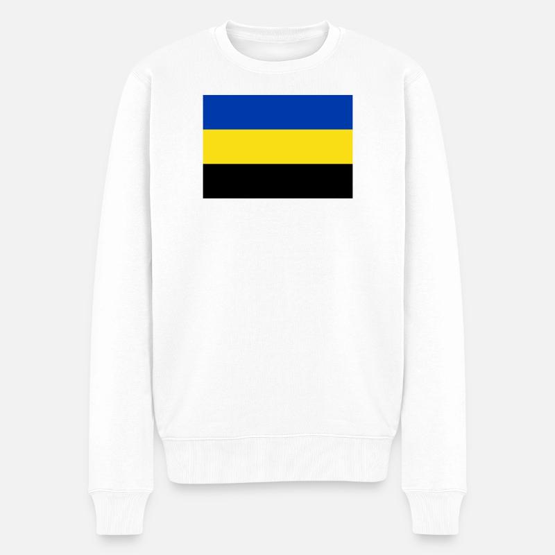 Drapeau de la Gueldre - Pull Premium bio Homme - blanc