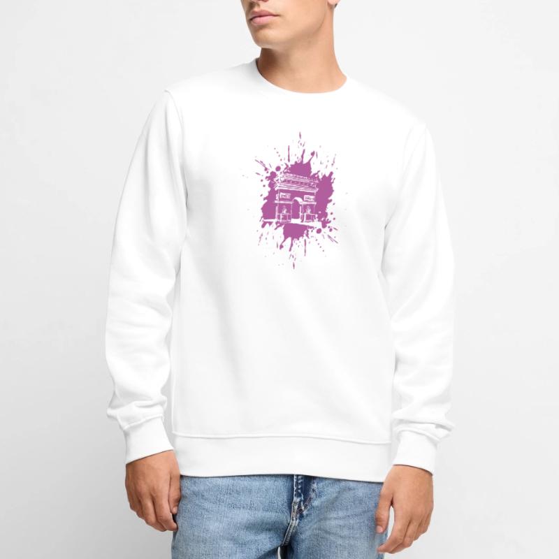 | de l’Arc de triomphe Arc de Triomphe Paris | Éclabousser Pull Premium bio Homme