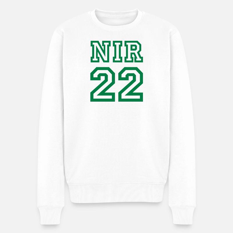 NORTHERN IRELAND - Männer Premium Bio Pullover - Weiß
