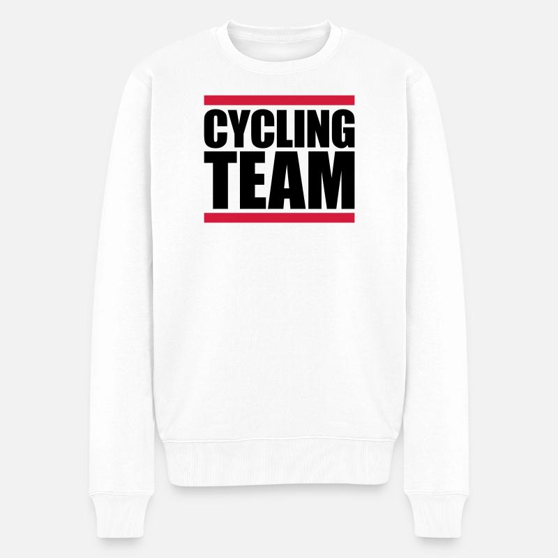 Sport Cycling Team - Männer Premium Bio Pullover - Weiß