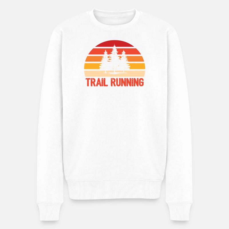 Trail Running - Pull Premium bio Homme - blanc