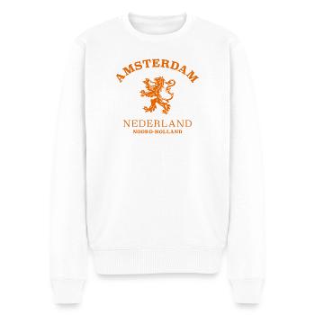 AMSTERDAM Nederland Niederlande Pays-Bas - Pull Premium bio Homme - blanc - Devant - Thijin (182cm)