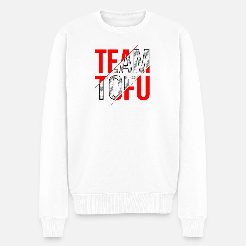 Design de tofu d'équipe - Pull Premium bio Homme - blanc