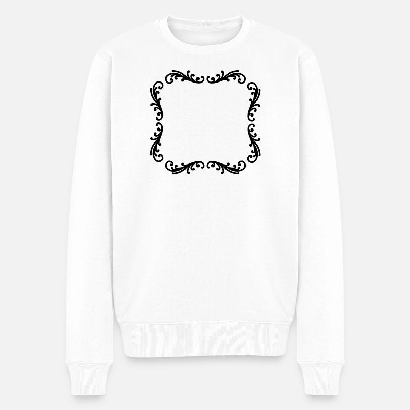 Cadre photo décoratif - Pull Premium bio Homme - blanc