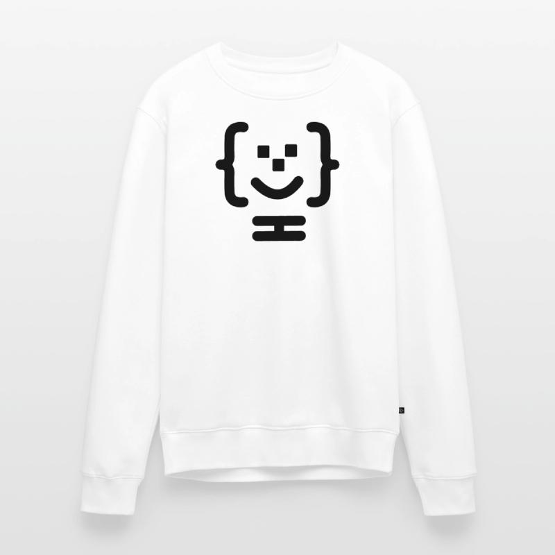 Main programmer code logo Men's Premium Organic Jumper