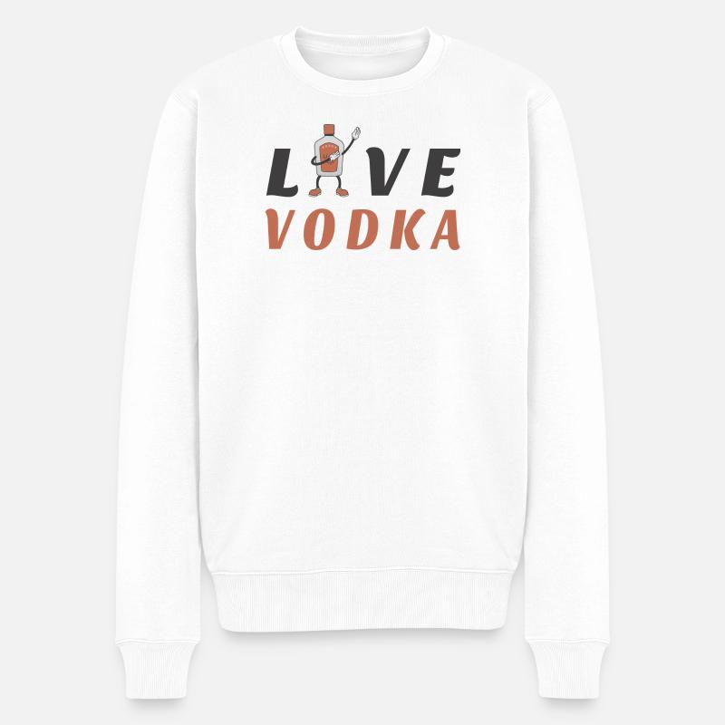 vodka d'amour - Pull Premium bio Homme - blanc
