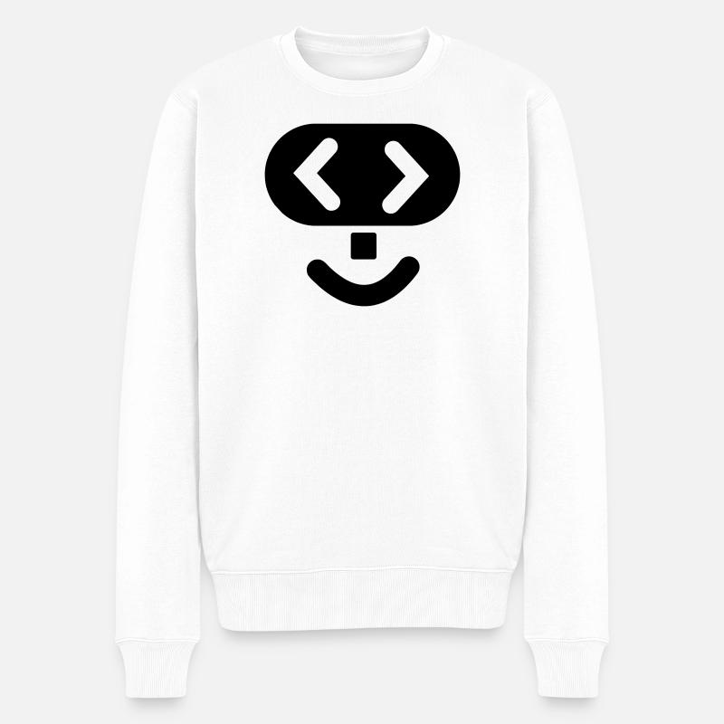 Logo du hacker 2 - Pull Premium bio Homme - blanc