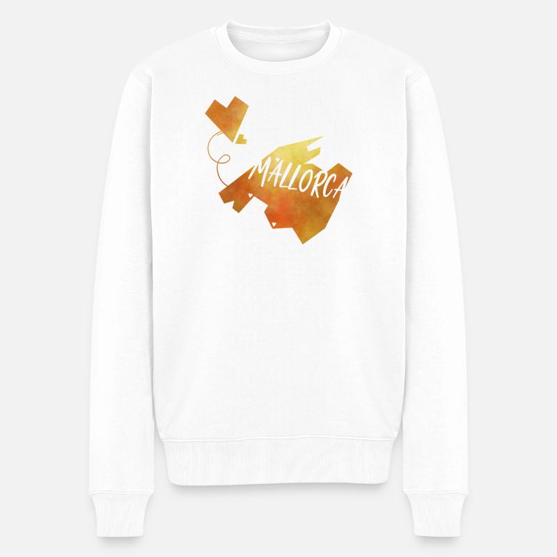 Majorque - Pull Premium bio Homme - blanc