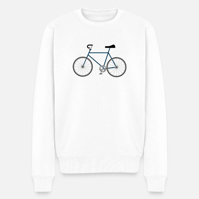 Le vélo du dimanche - Pull Premium bio Homme - blanc