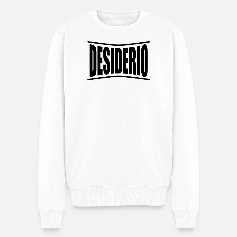 T-Shirt Desire T-Shirt Geschenkidee - Männer Premium Bio Pullover - Weiß