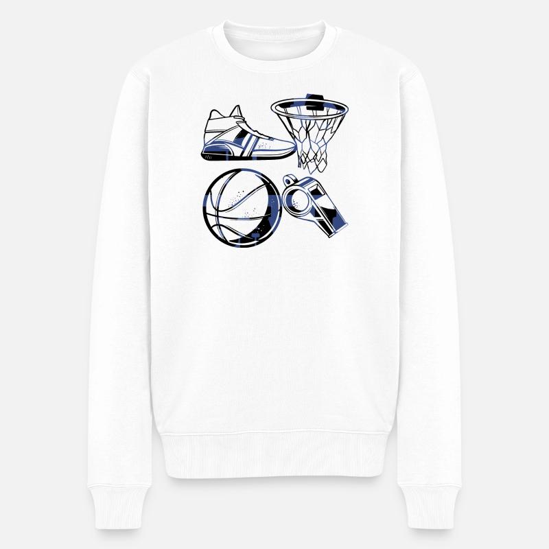 Basketteur - Pull Premium bio Homme - blanc