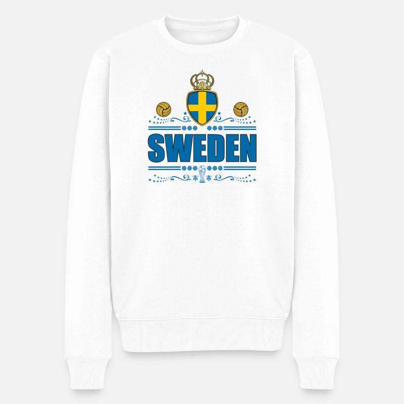 SUÈDE - Pull Premium bio Homme - blanc