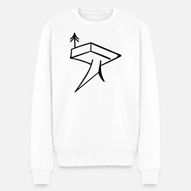 Trifels - Pull Premium bio Homme - blanc