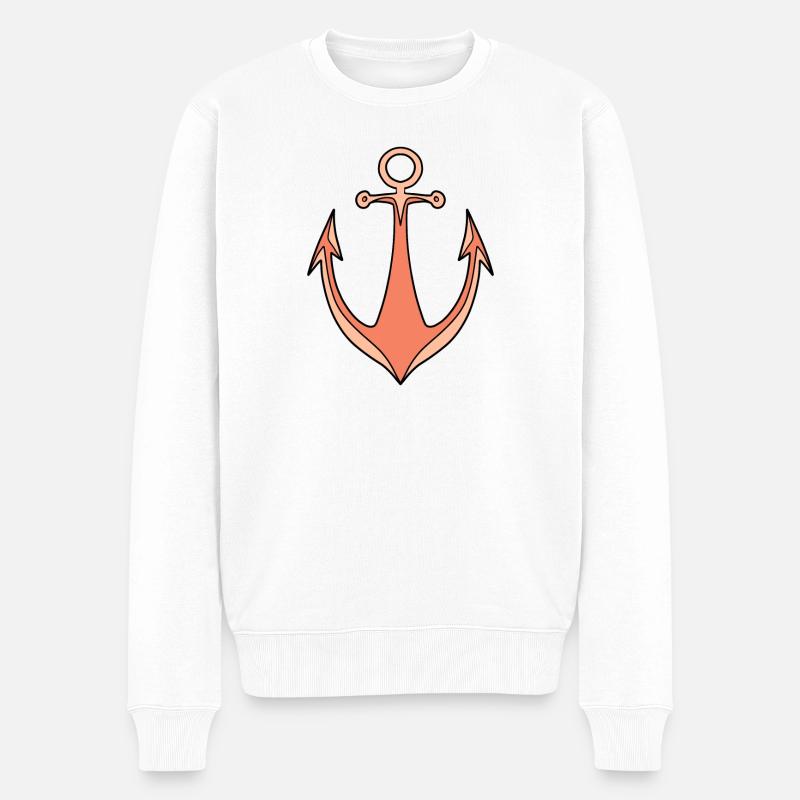 Ancre - Pull Premium bio Homme - blanc