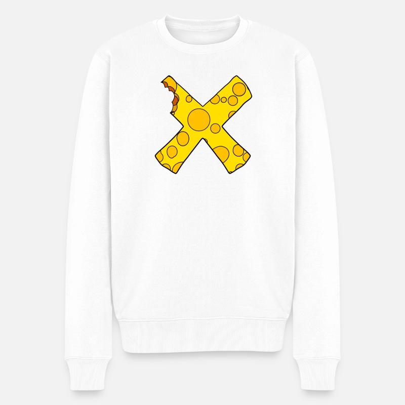 Croix du fromage - Pull Premium bio Homme - blanc