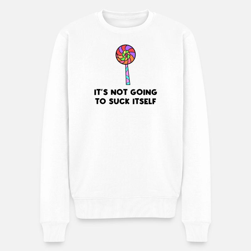 Sweets Statement Délicieux dessert Snacking - Pull Premium bio Homme - blanc