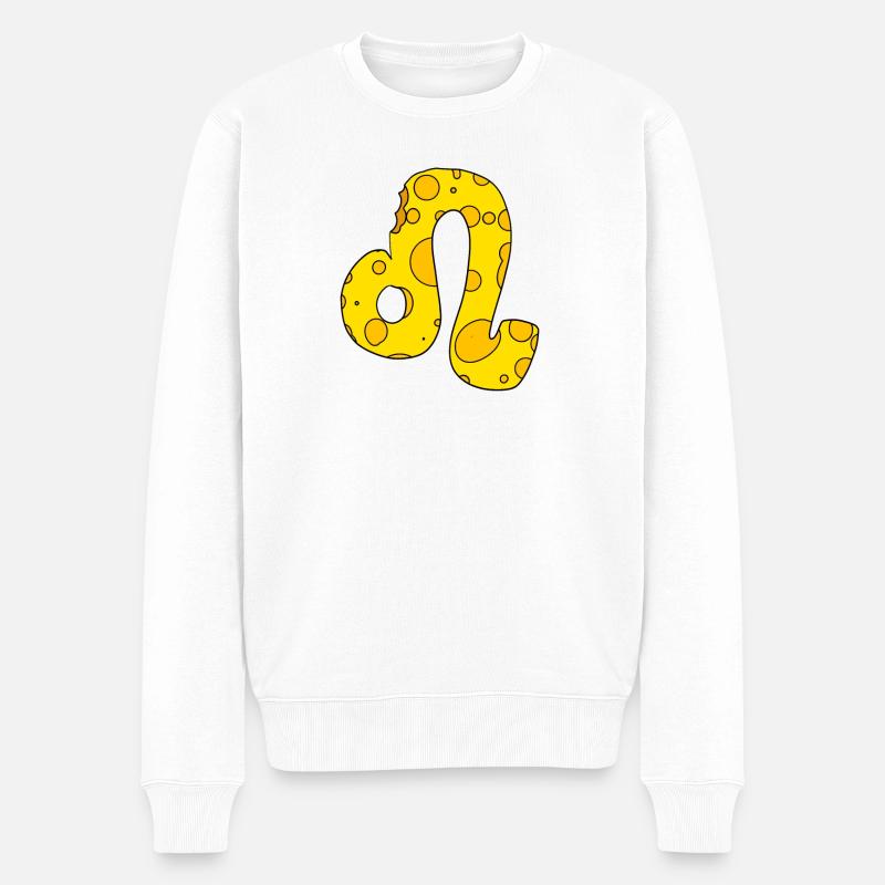 Signe du zodiaque Lion - Pull Premium bio Homme - blanc