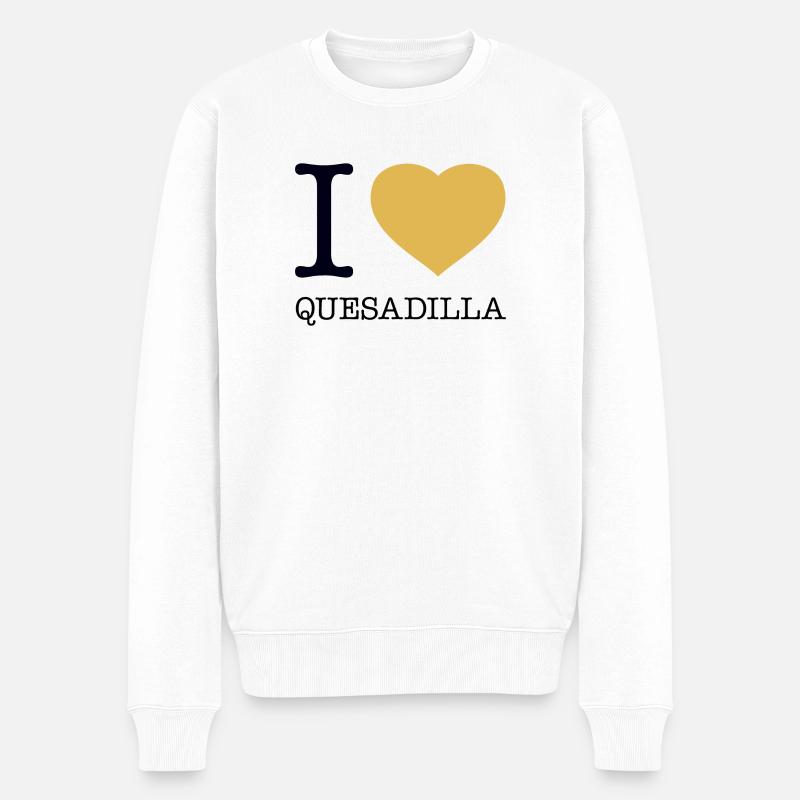 J’ADORE QUESADILLA - Pull Premium bio Homme - blanc