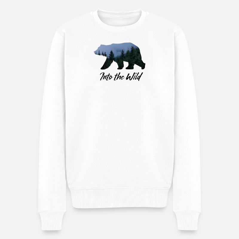 Dans la nature - Pull Premium bio Homme - blanc