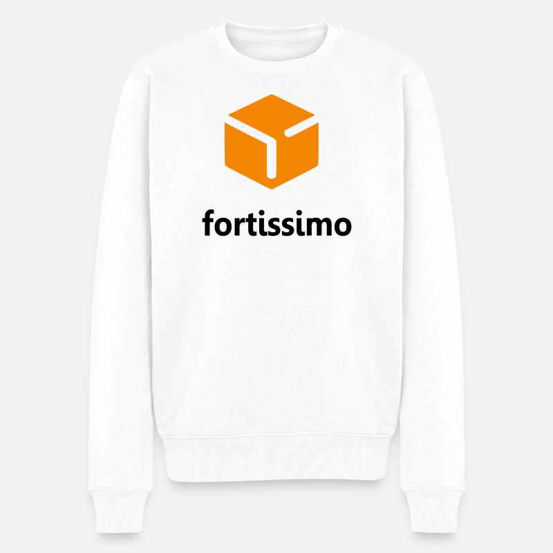 Fortissimo - Pull Premium bio Homme - blanc