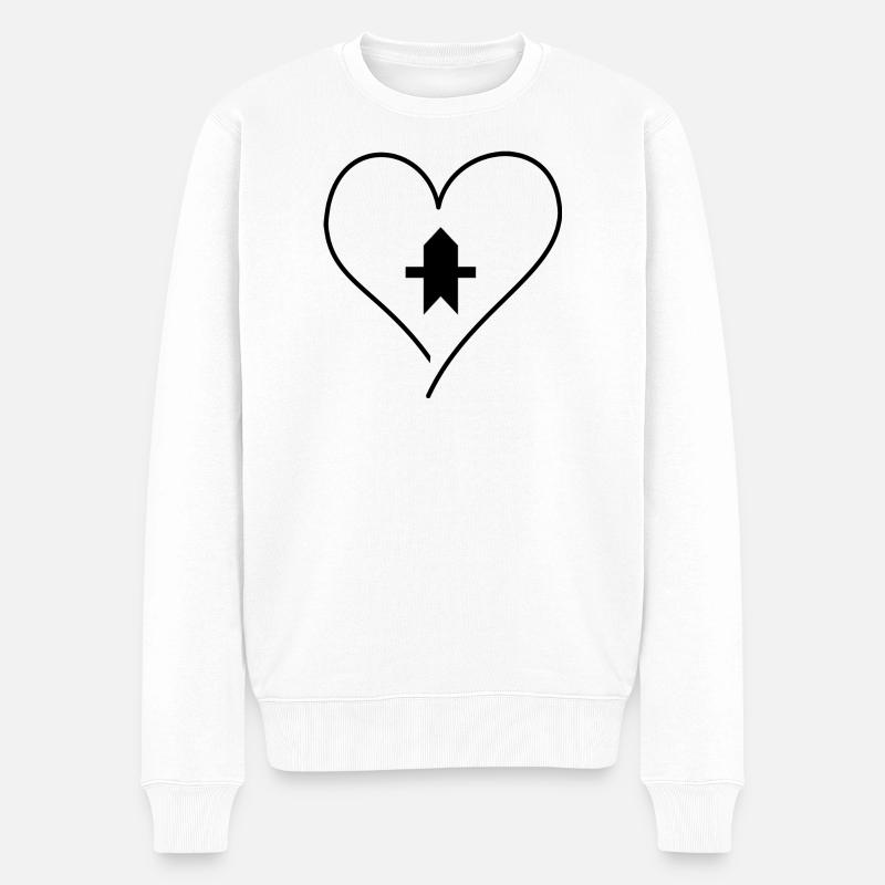 Droit de passage - Pull Premium bio Homme - blanc