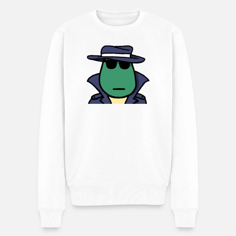 Dolly Espion - Pull Premium bio Homme - blanc