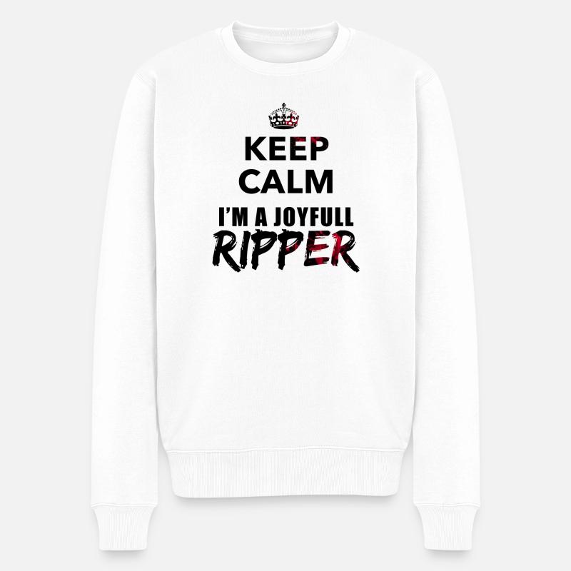 ripper2 - Pull Premium bio Homme - blanc