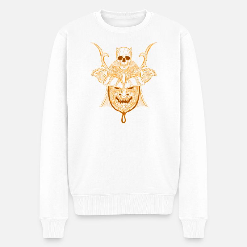 SAMOURAÏ - Pull Premium bio Homme - blanc