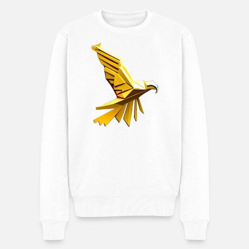 Aigle royal - Pull Premium bio Homme - blanc